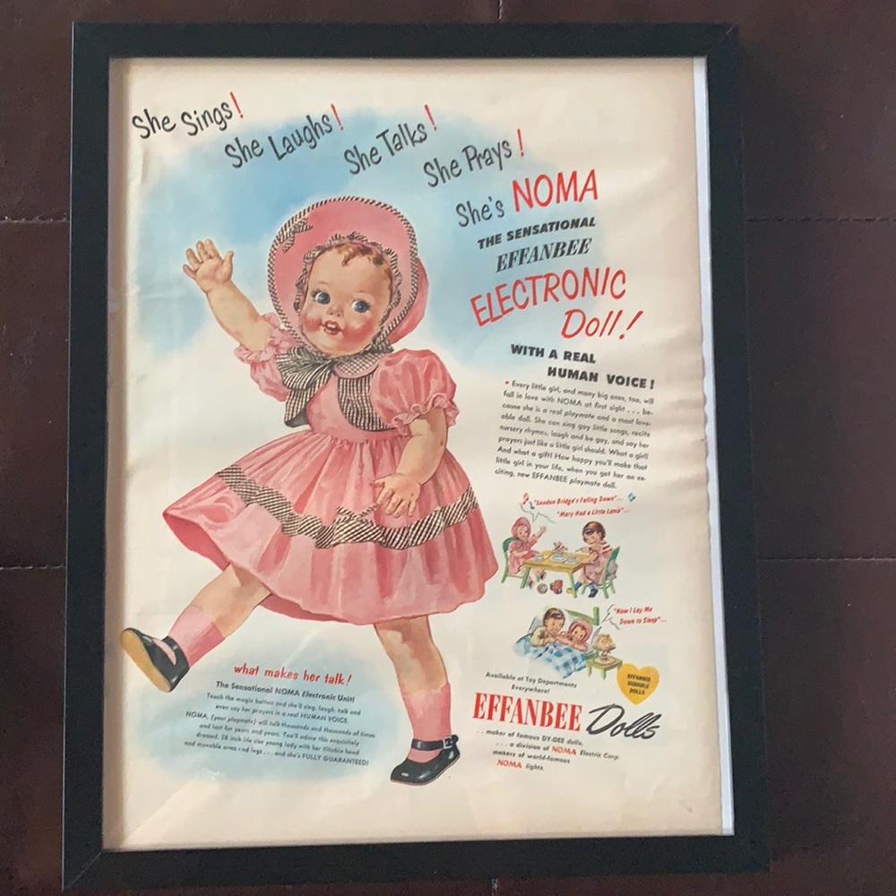 Vintage Life Magazine Effanbee Doll advertisement